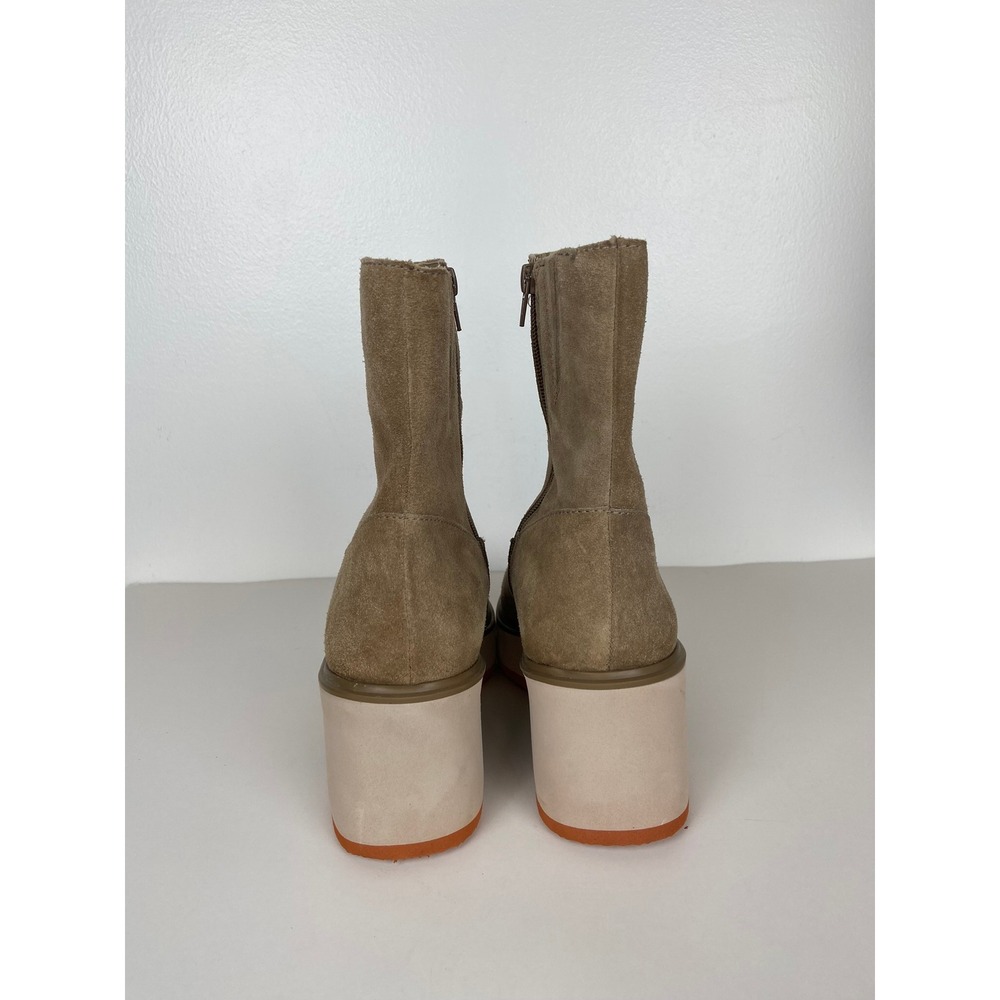 Matisse Gavin Tan Suede Platform Ankle Boots Size 10 M Chunky Block Heel Boho - Picture 5 of 13